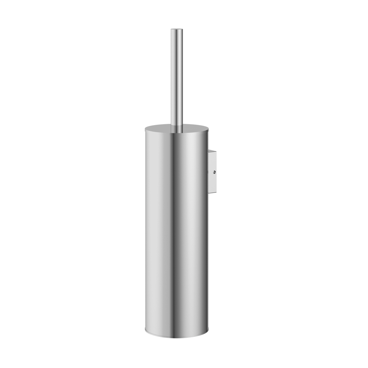 Rensa Wall-Mounted Toilet Brush Holder (with Brush) in chrome finish,  supplied by Deluxe Bathrooms.