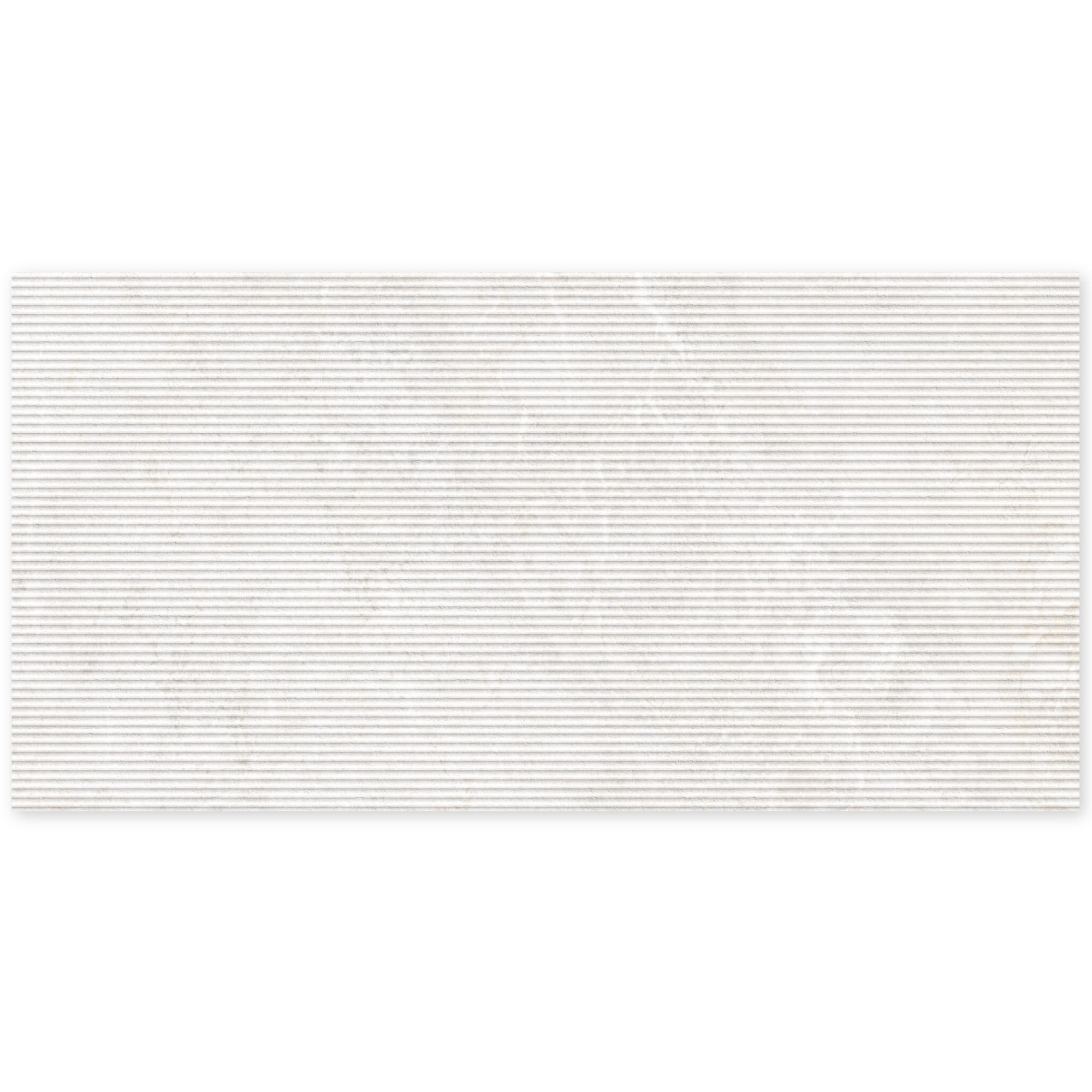 Serene Cloud 4D Ribbed Stone Effect Wall Tile 60x120cm Matt