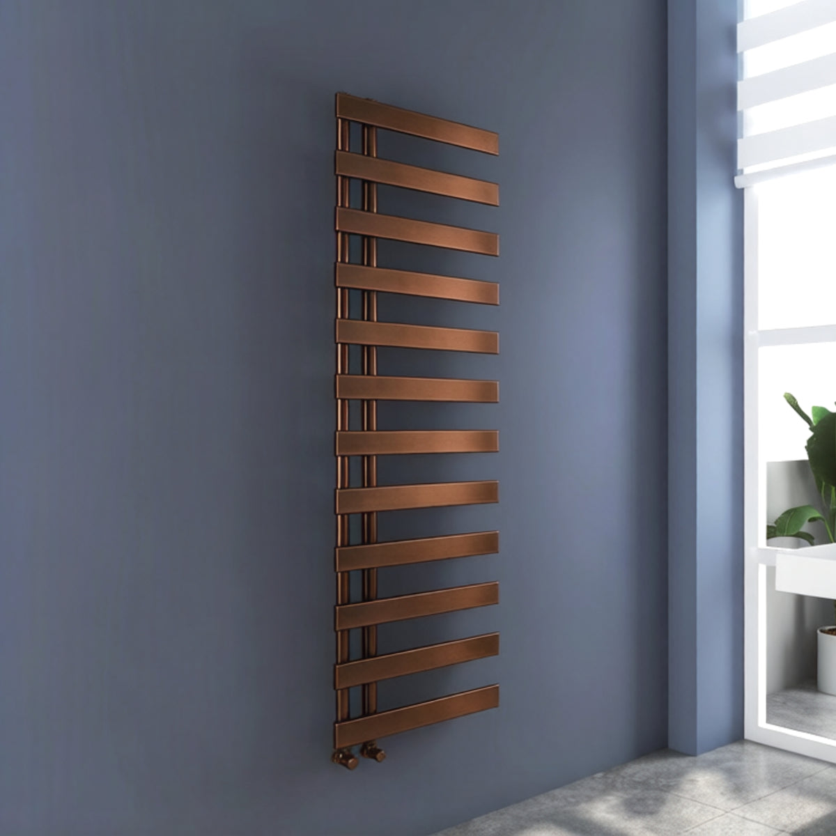 Seville Designer Offset Heated Towel Rail