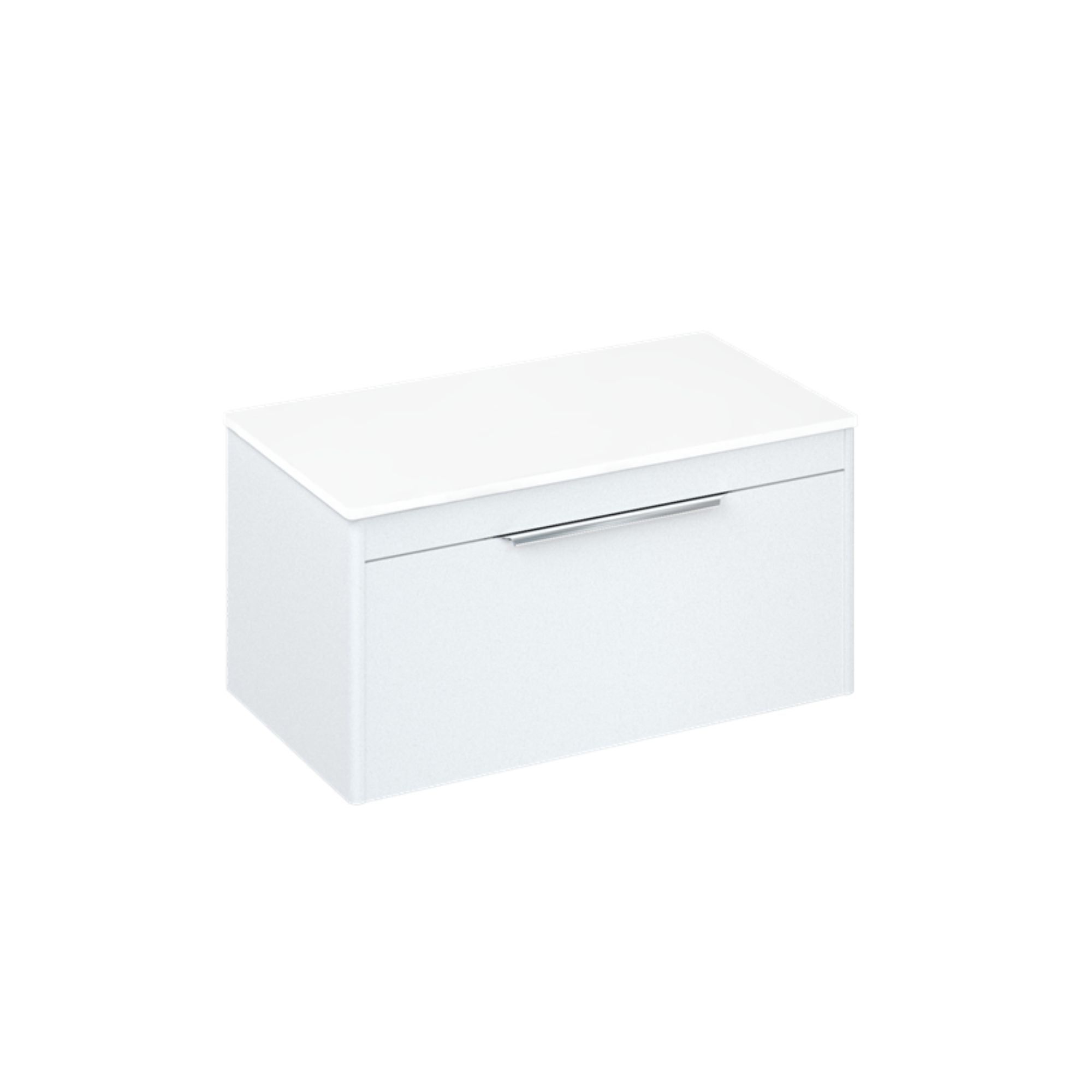 Shoreditch 850 Single Drawer Wall Hung Vanity Unit With Worktop