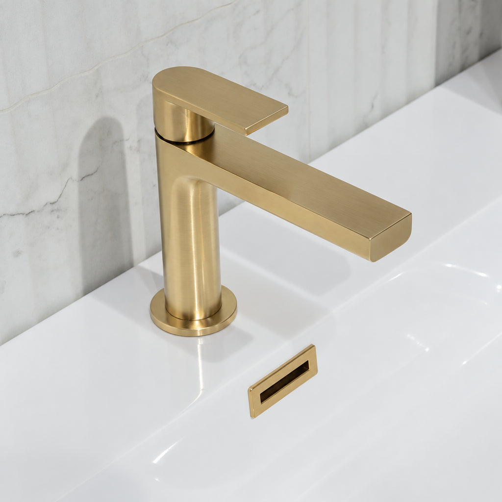 Basin Mixer Tap - Brass Brushed