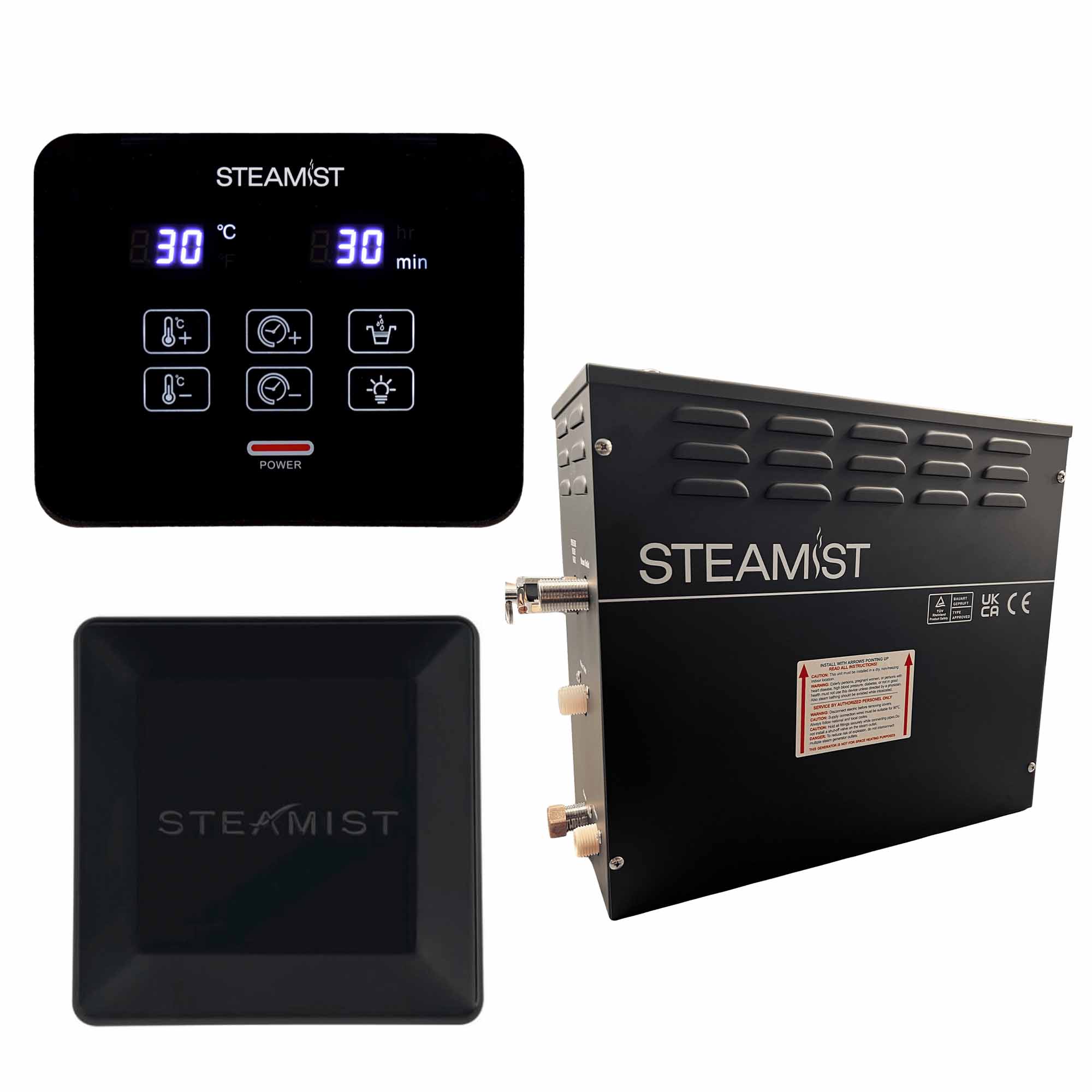 steamist steam shower generator kit matt black