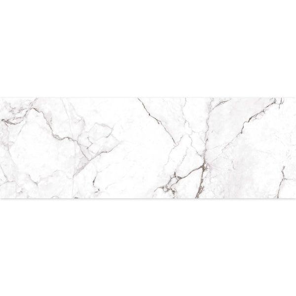 sublime iceberg marble effect ceramic tile 33x100cm