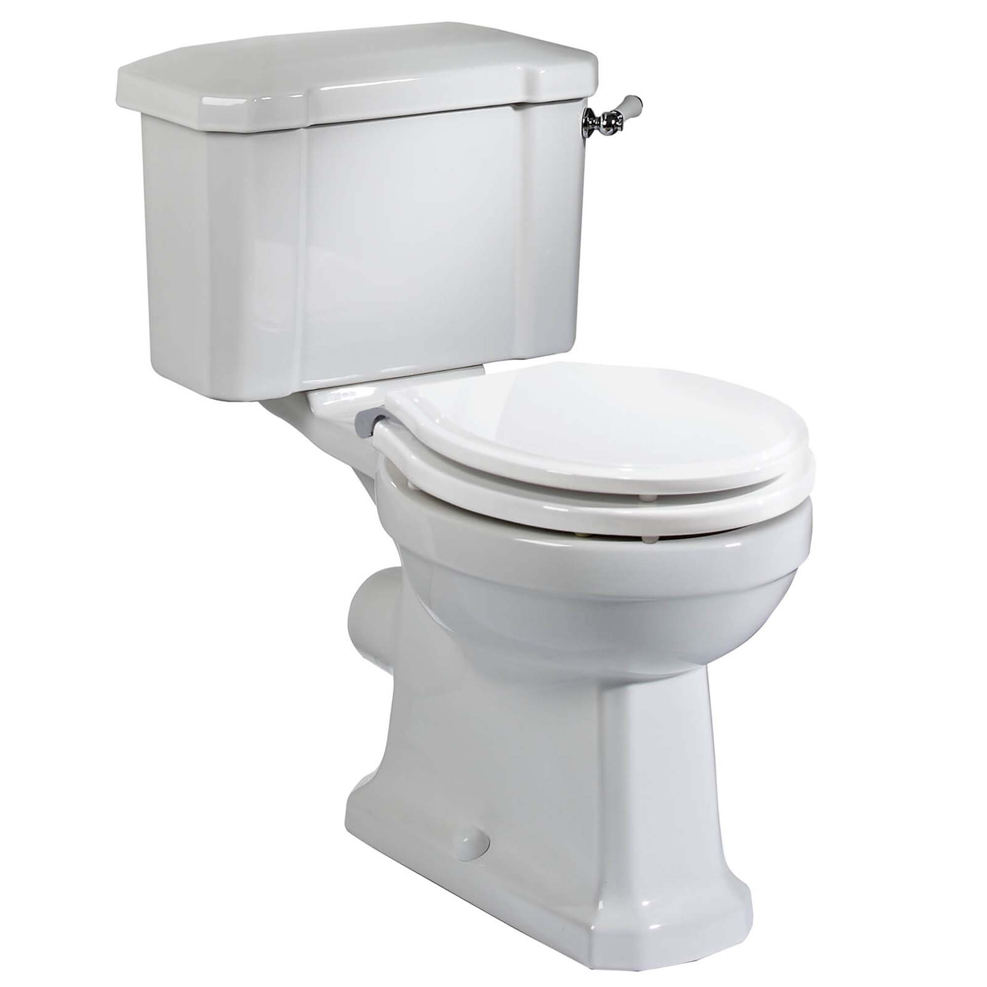 tavistock vitoria close coupled toilet with soft close seat white