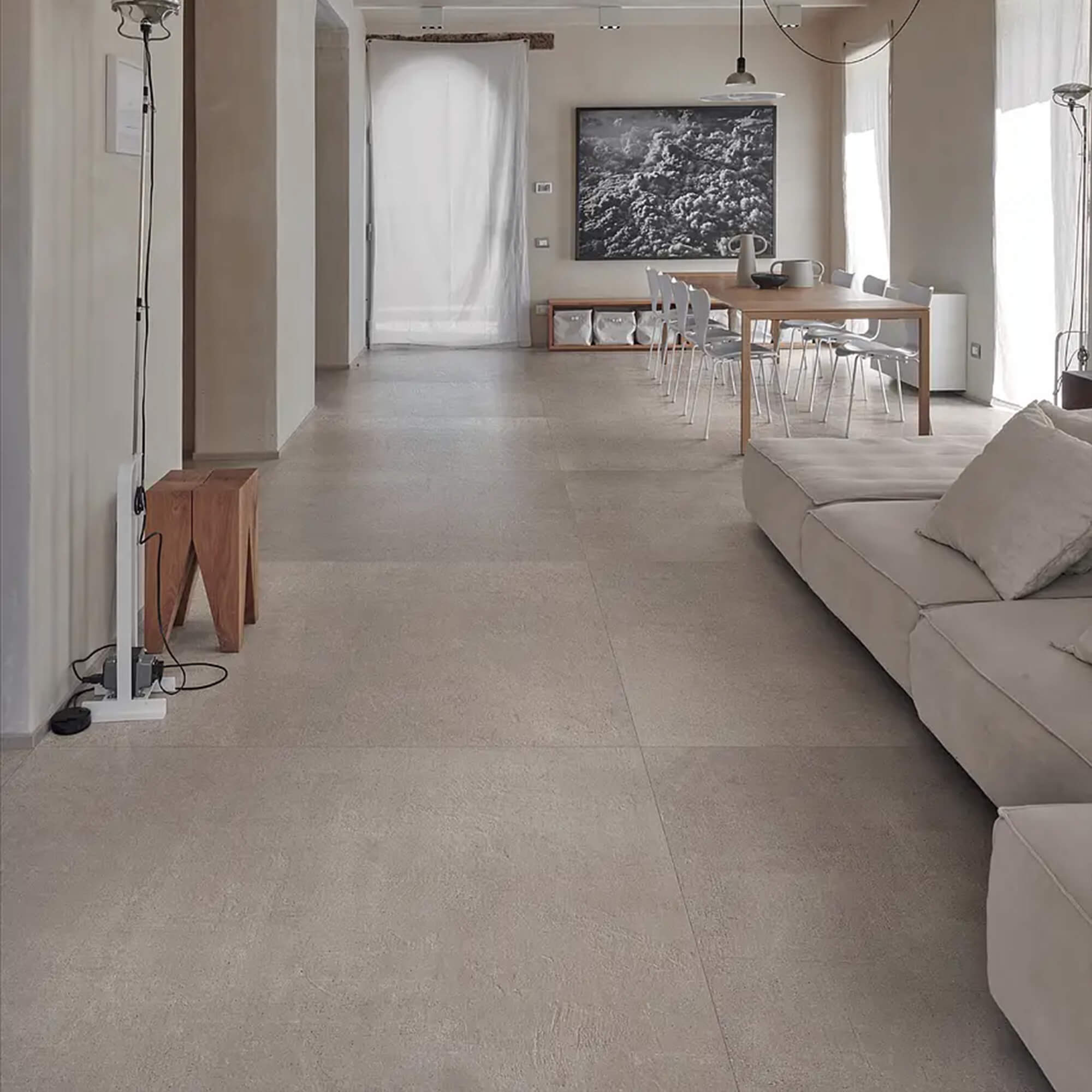 terra crea corda concrete effect porcelain tile 60x120cm matt