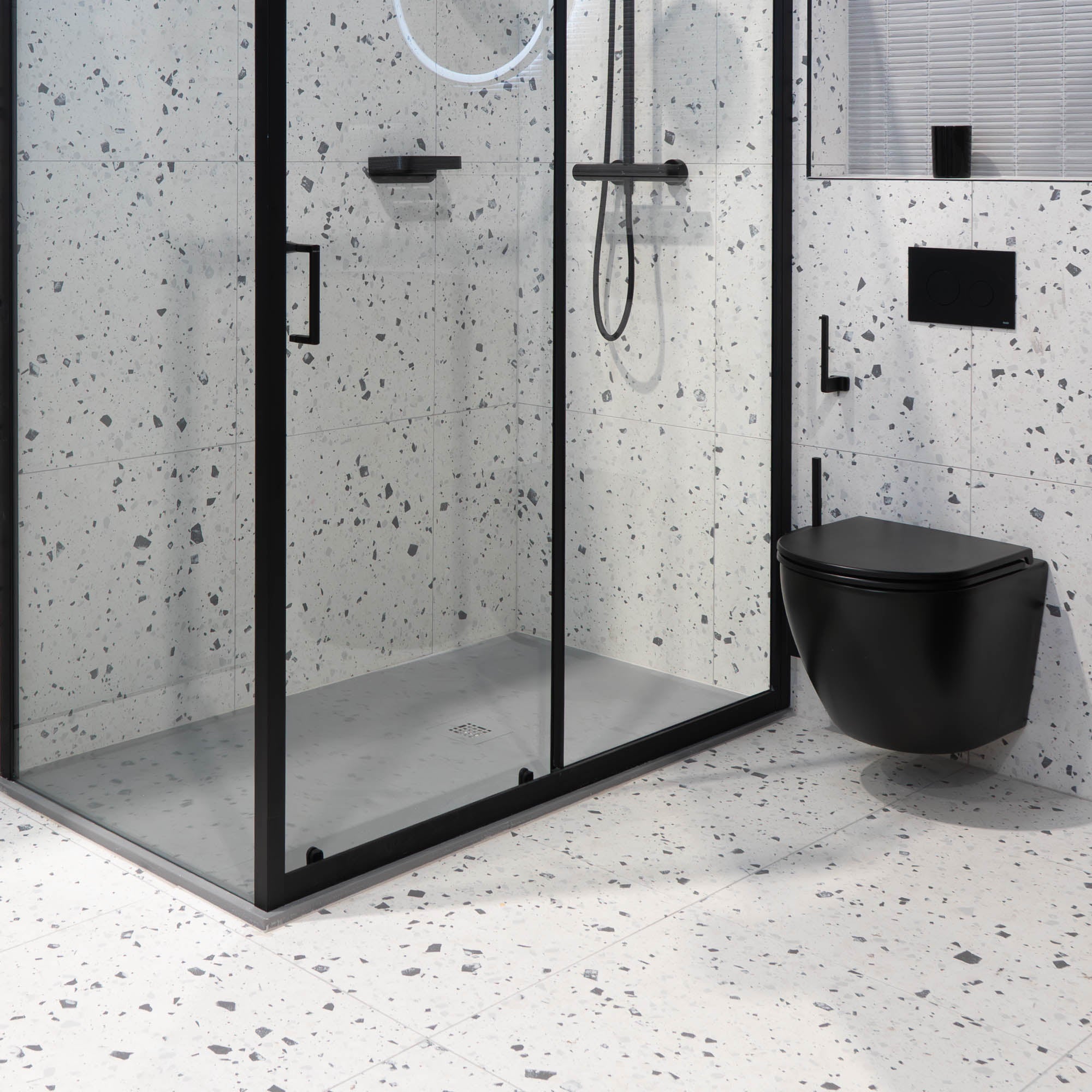 Terrazzo Lusso Monochrome Porcelain Tile Matt 60 x 60cm