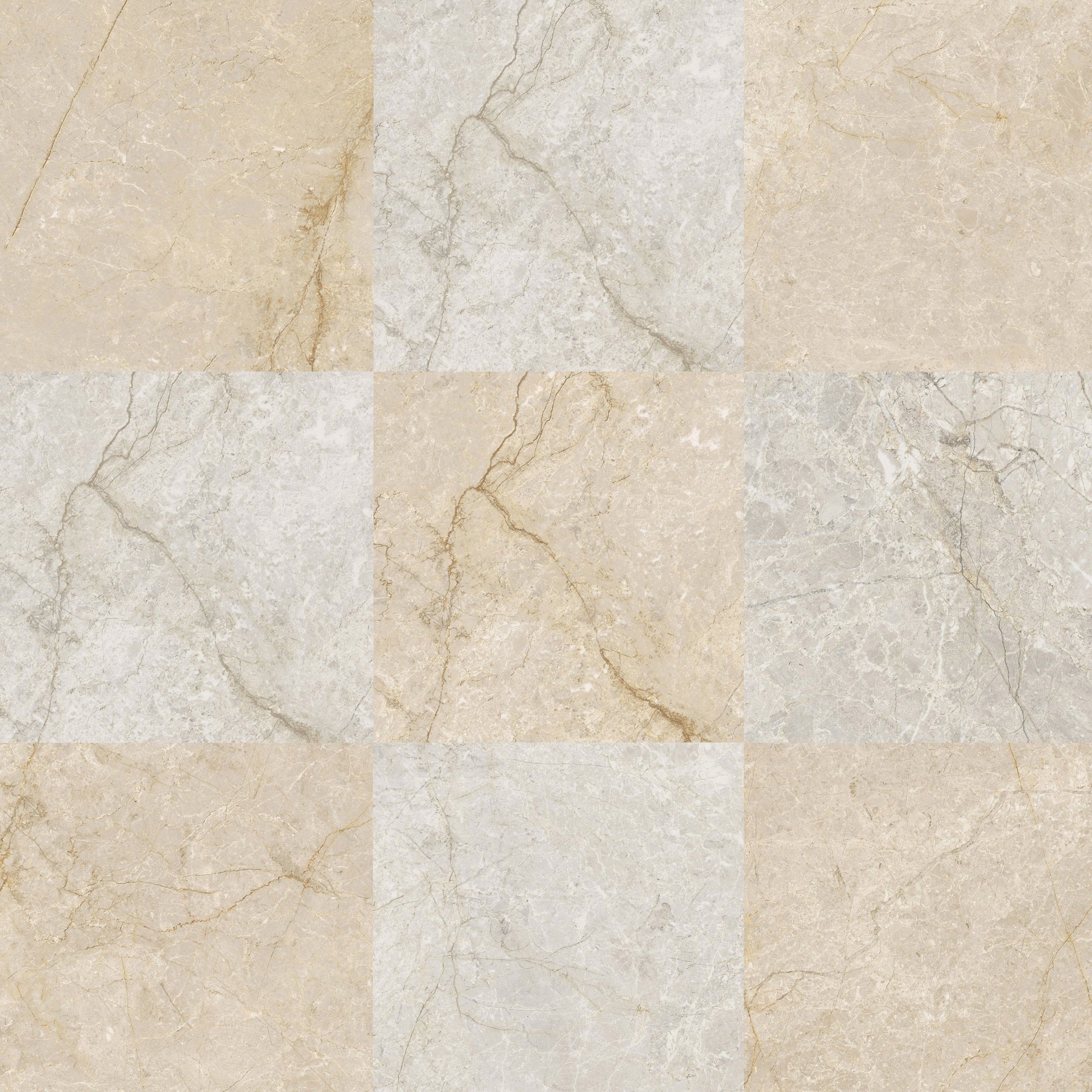 Thymos Tellur Marble Effect Porcelain Tile 30x30cm Matt