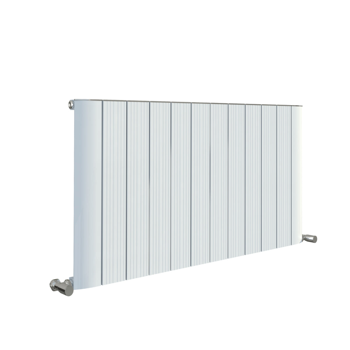 Tonbridge 600x1135mm Aluminium Flat Panel Radiator White