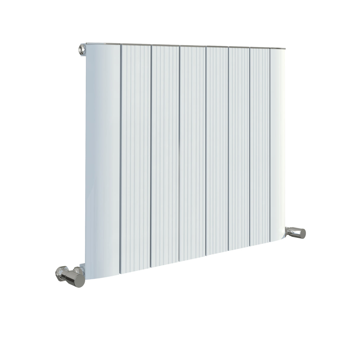 Tonbridge 600x755mm Aluminium Flat Panel Radiator White