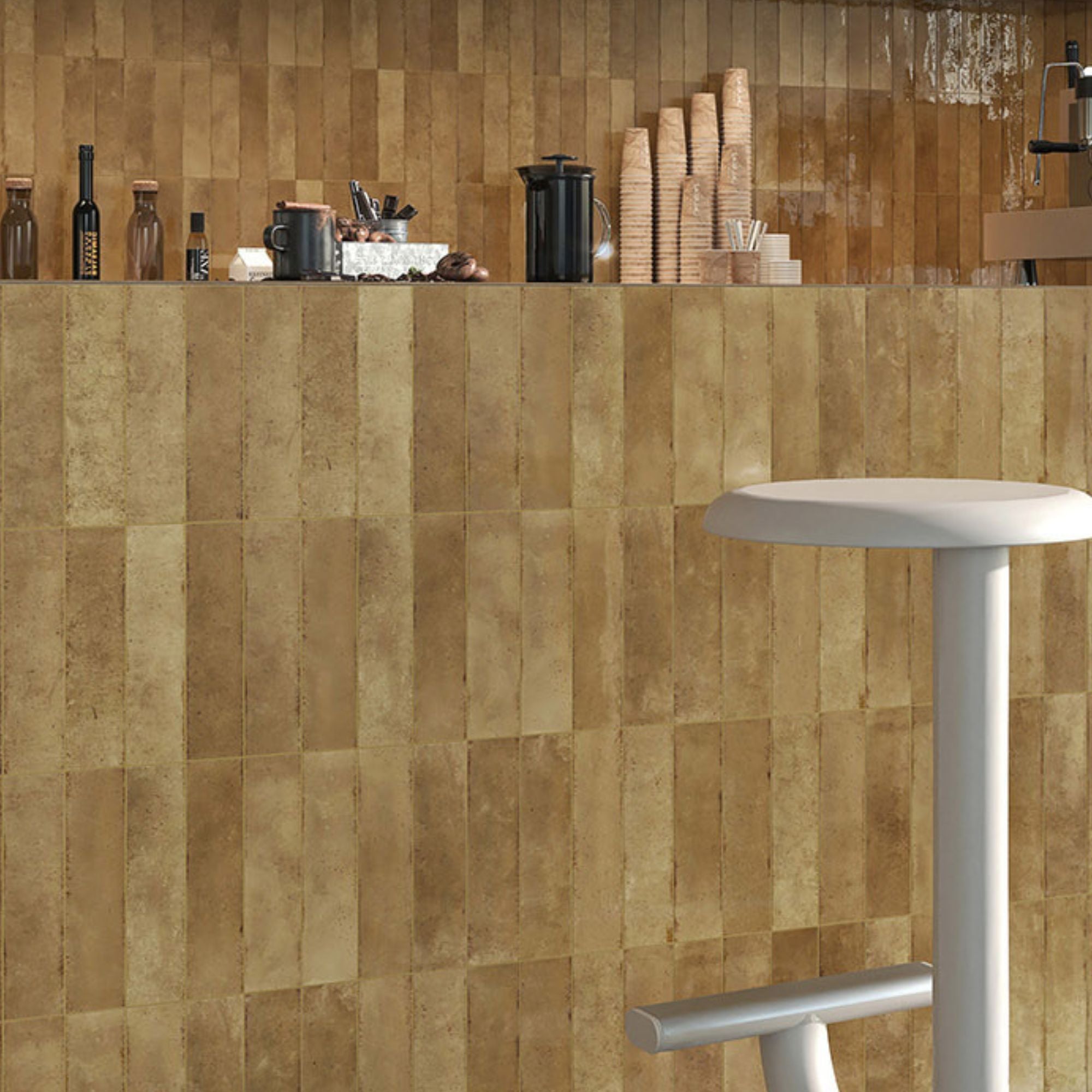 Medina Cedro Porcelain Tile 6x25cm Gloss