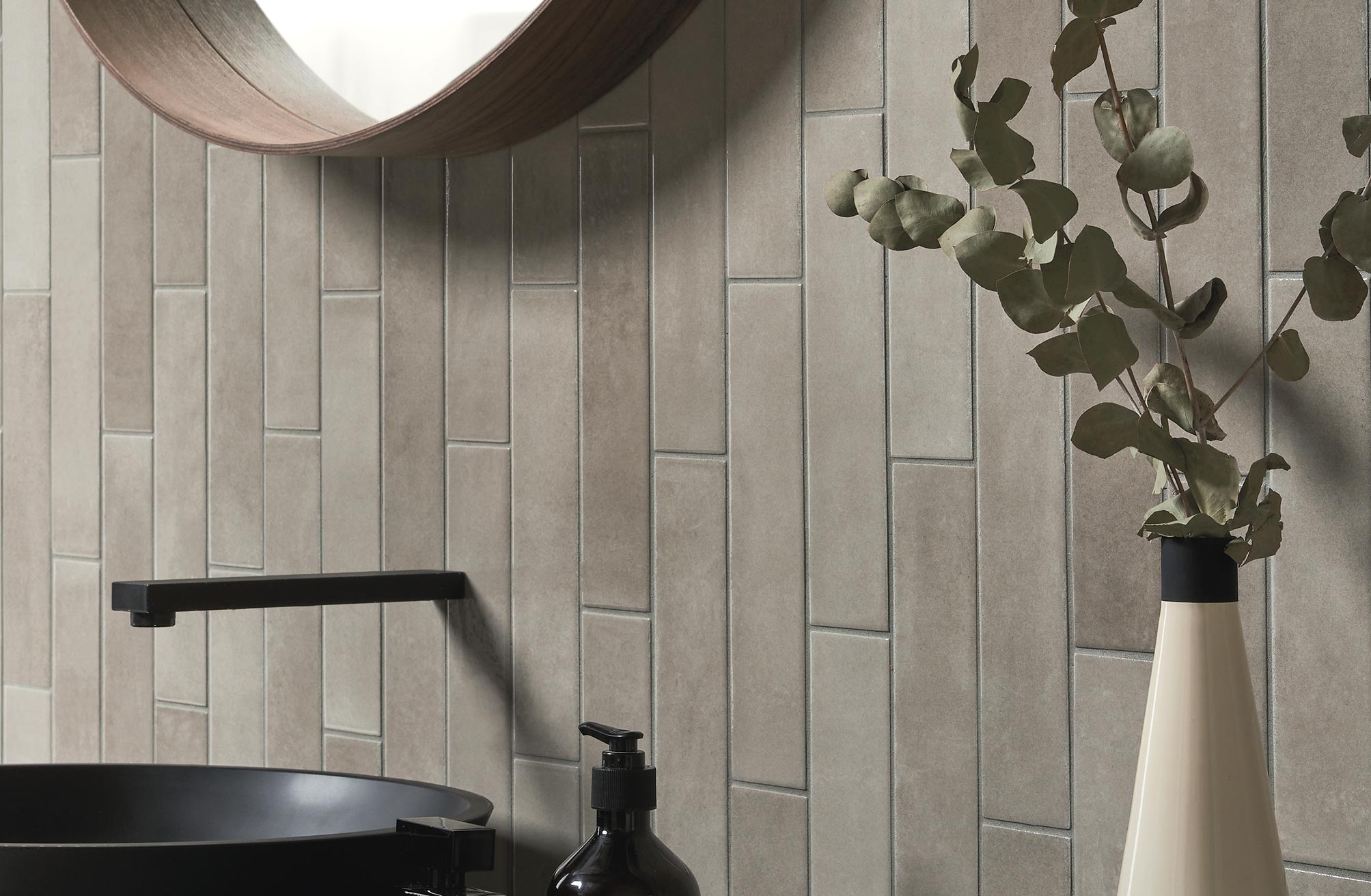 my art tortora porcelain tile 6x25cm matt deluxe bathrooms