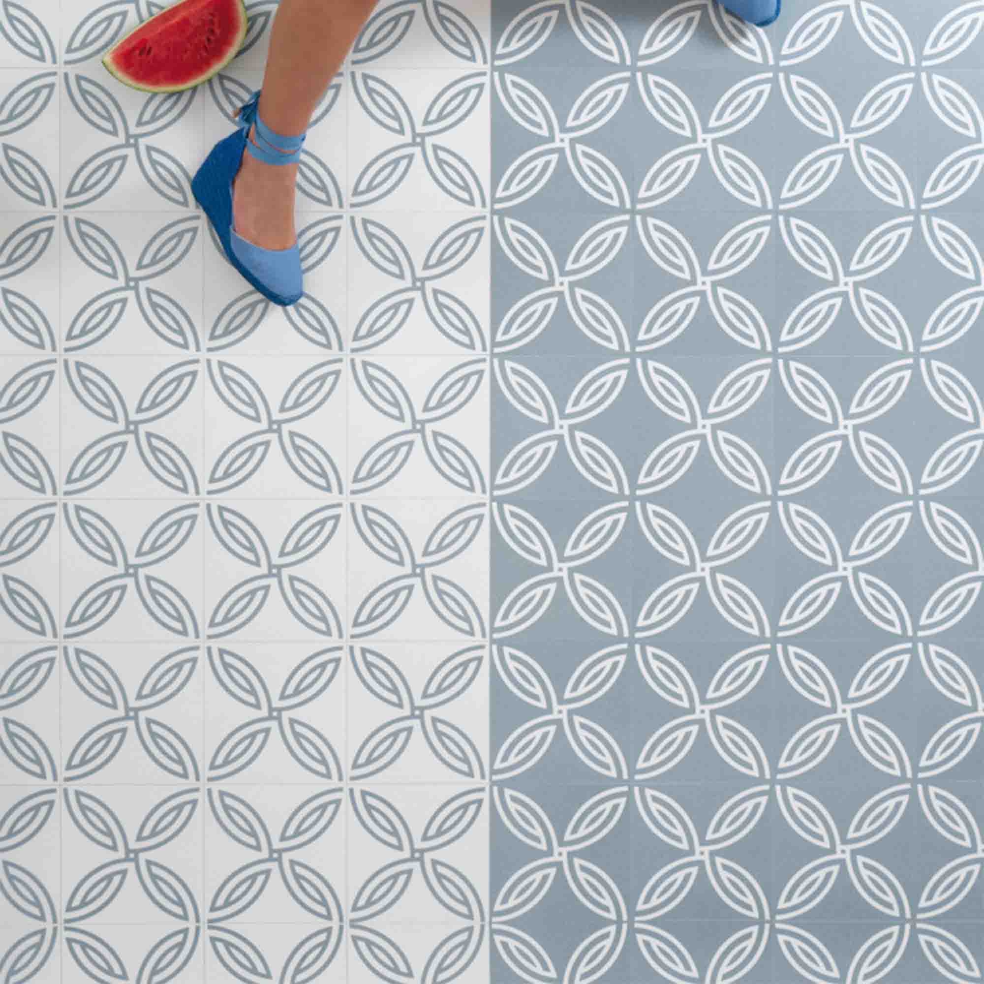 vives alameda andrassy cielo pattern porcelain tile matt 20x20cm