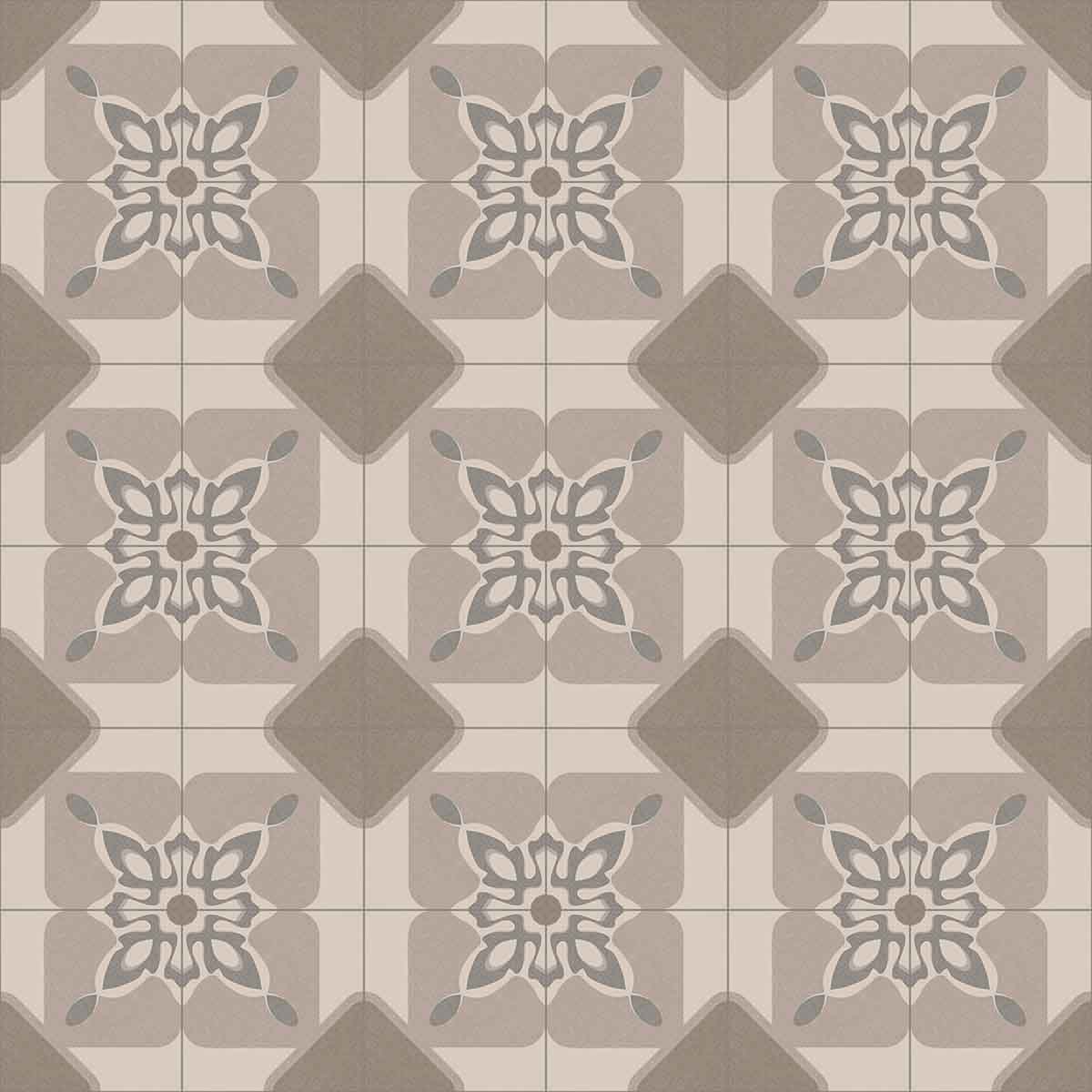 vives bali pulaki pattern porcelain tile matt 20x20cm