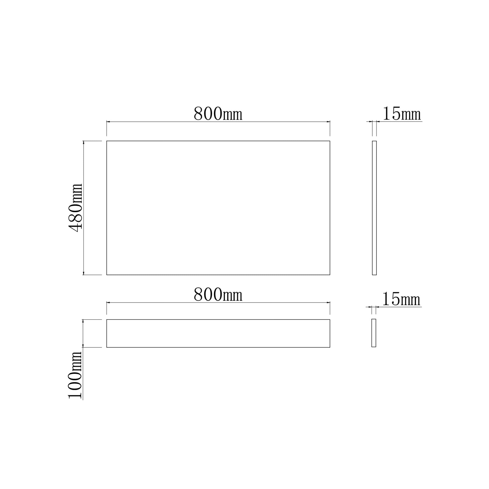 waterproof pvc bath panel 800x580mm dimensions