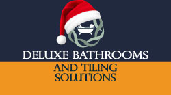 deluxe bathroom brand logo for christmas period