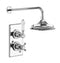 Burlington Trent Thermostatic Single Outlet Shower Valve with Fixed Shower Head Deluxe Bathrooms Ireland