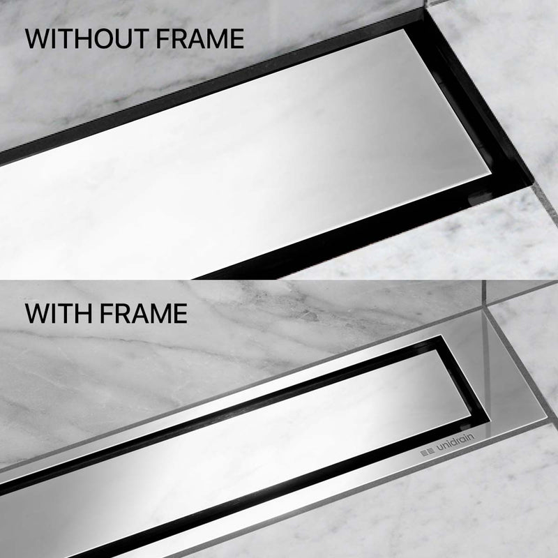 1K UniSlope Polished Stainless Steel Frame Options