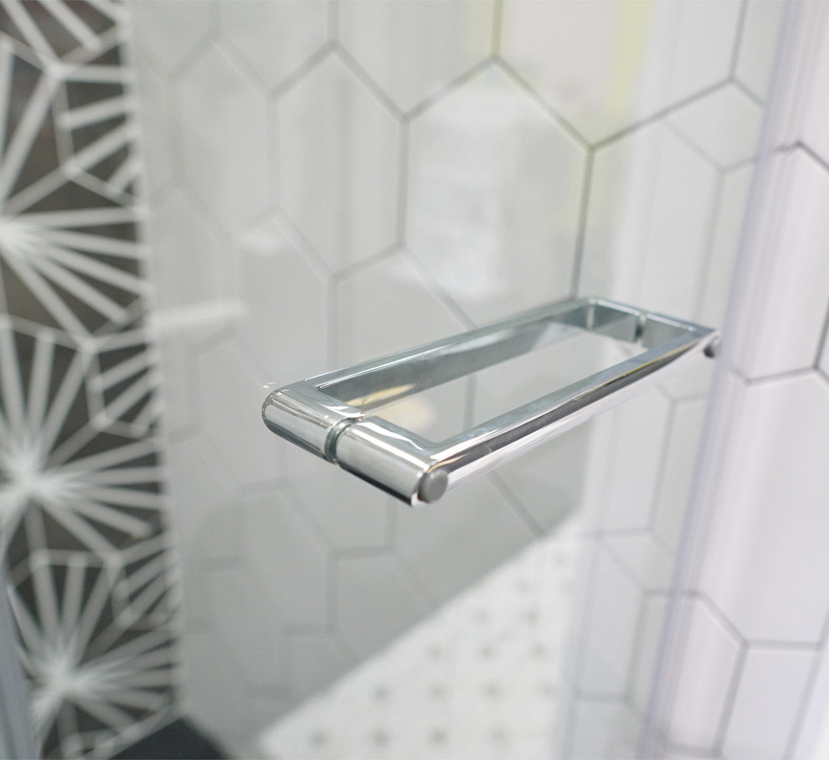 Merlyn 8 Series Frameless Hinged Bi-Fold Shower Door With Side Panel