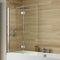 iBATH8 Two Panel Hinged Bath Screen 900 x 1500mm