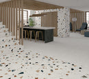 Stracciatella Blanco Terrazzo Effect Porcelain Tile Matt 60 x 60cm