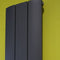 Amalfi Vertical Aluminium Flat Profile Heated Towel Rail Anthracite