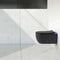 Amalfi Rimless Wall Hung WC Pan With Soft Close Toilet Seat - Matt Black