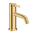 Axor One 70 Single Lever Basin Mixer Tap with Waste Brushed Gold Optic