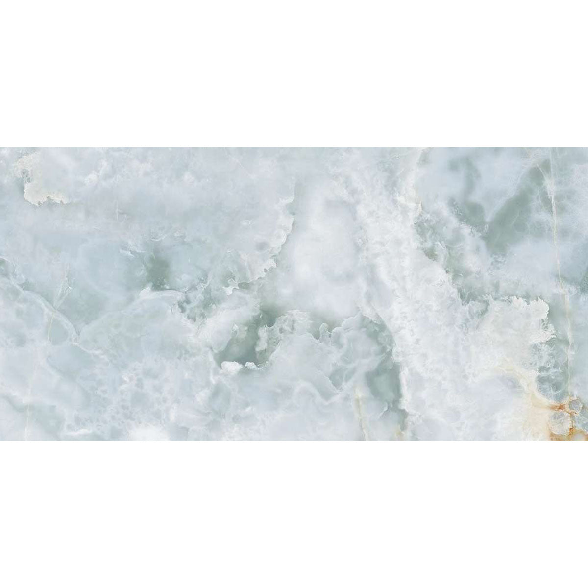 Azzura Blue Onyx Effect Porcelain Tile 60x120cm Satin Matt | Deluxe ...