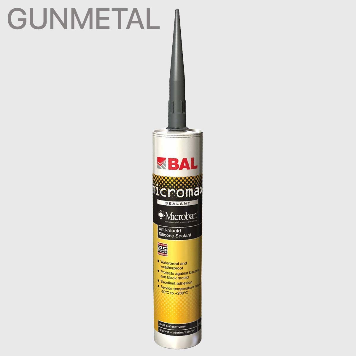 BAL Micromax Sealant 310ml gunmetal