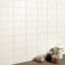 Beat White Wall Tile 20x40cm Matte Lifestyle