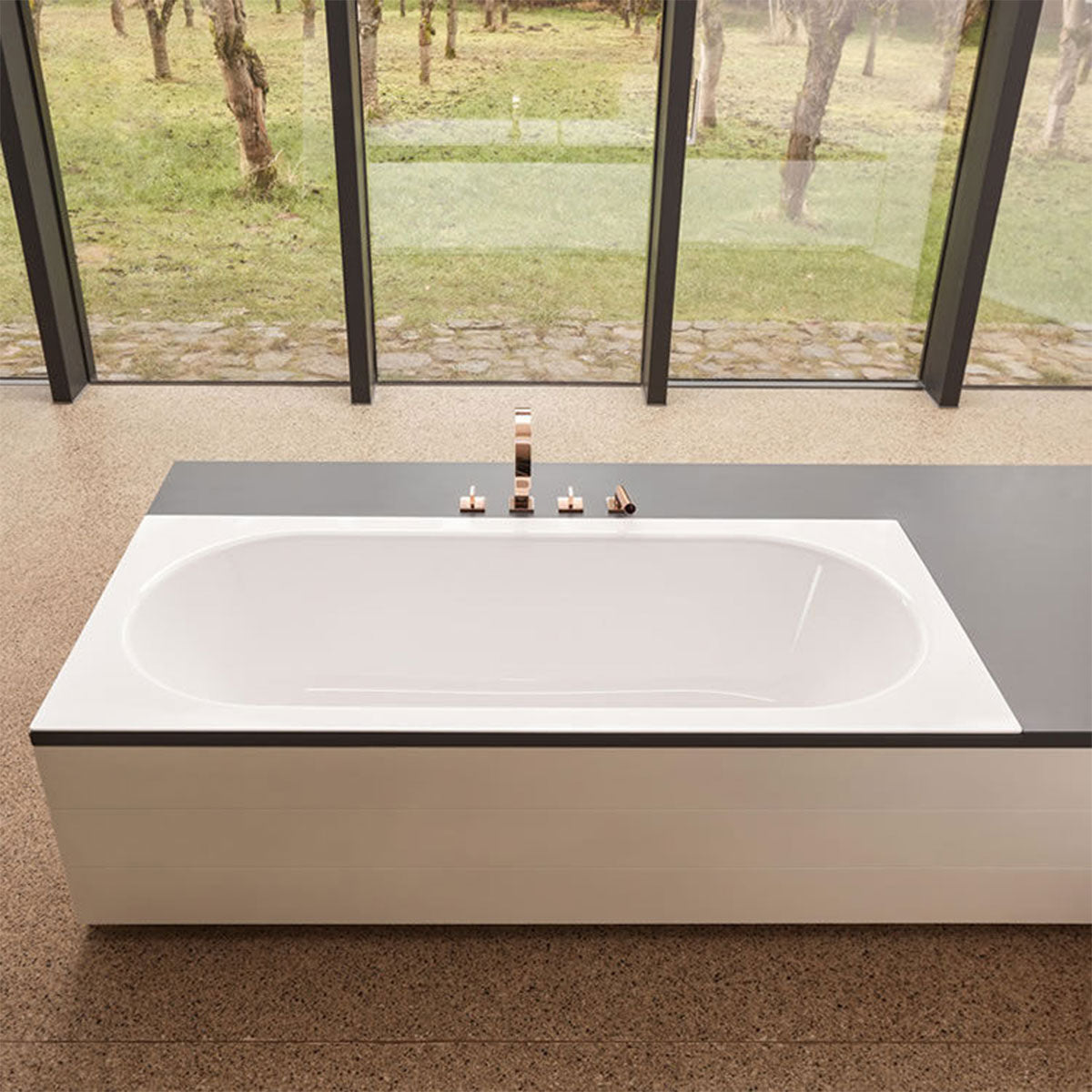 Bette Starlet Double Ended Steel Bath Feature