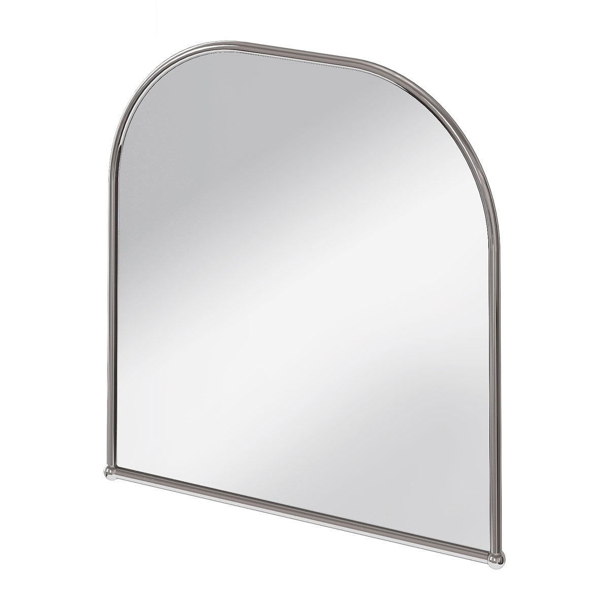 Burlington Arched Mirror with Chrome Frame Cutout Deluxe Bathrooms Ireland