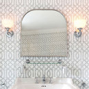 Burlington Arched Mirror with Chrome Frame Feature 2 Deluxe Bathrooms Ireland