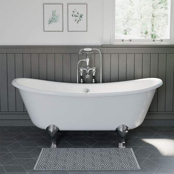 Burlington Bateau Double-Ended 1700mm Bath Feature Deluxe Bathrooms Ireland
