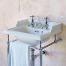 Burlington Classic 510 Square Basin With Washstand Feature Deluxe Bathrooms Ireland