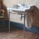 Burlington Classic 650 Rectangular Basin With Washstand Chrom Feature Deluxe Bathrooms Ireland