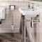 Burlington Edwardian Washstand 510 Rectangular Basin With Washstand Chrome 2 Taps Feature Deluxe Bathrooms Ireland