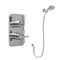 Burlington Riviera 1 Outlet Valve With Shower Handset and Hose Chrome Deluxe Bathrooms Ireland