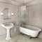 Burlington Hampton Back to Wall Showering Bath With Standard Feet Deluxe Bathrooms Ireland