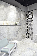 Supreme Marble Effect Porcelain Tile Polished 100x100cm