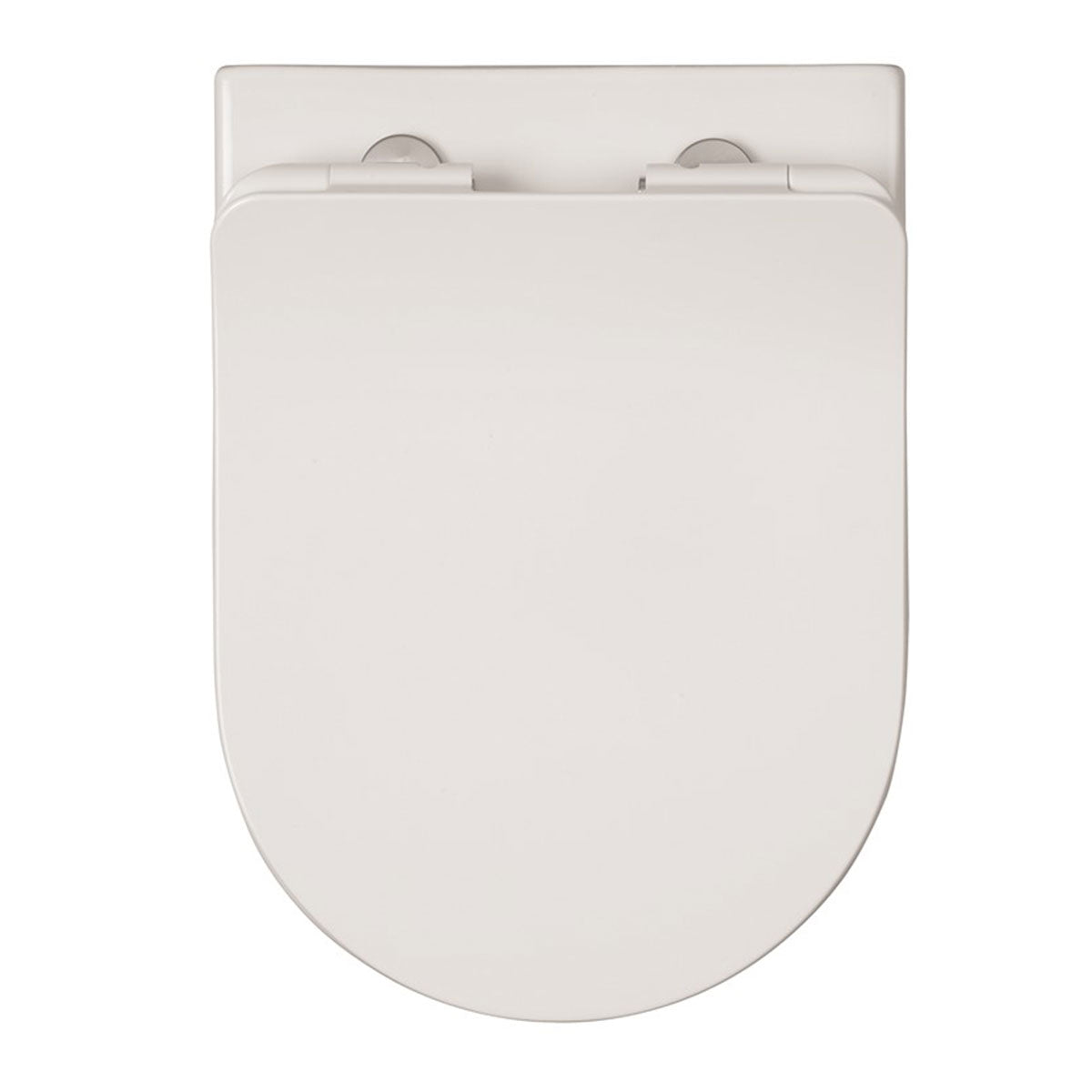 Crosswater Glide II Rimless Wall Hung WC Pan With Slim Soft Close Toilet Seat Top