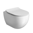 Crosswater Glide II Rimless Wall Hung WC Pan With Slim Soft Close Toilet Seat