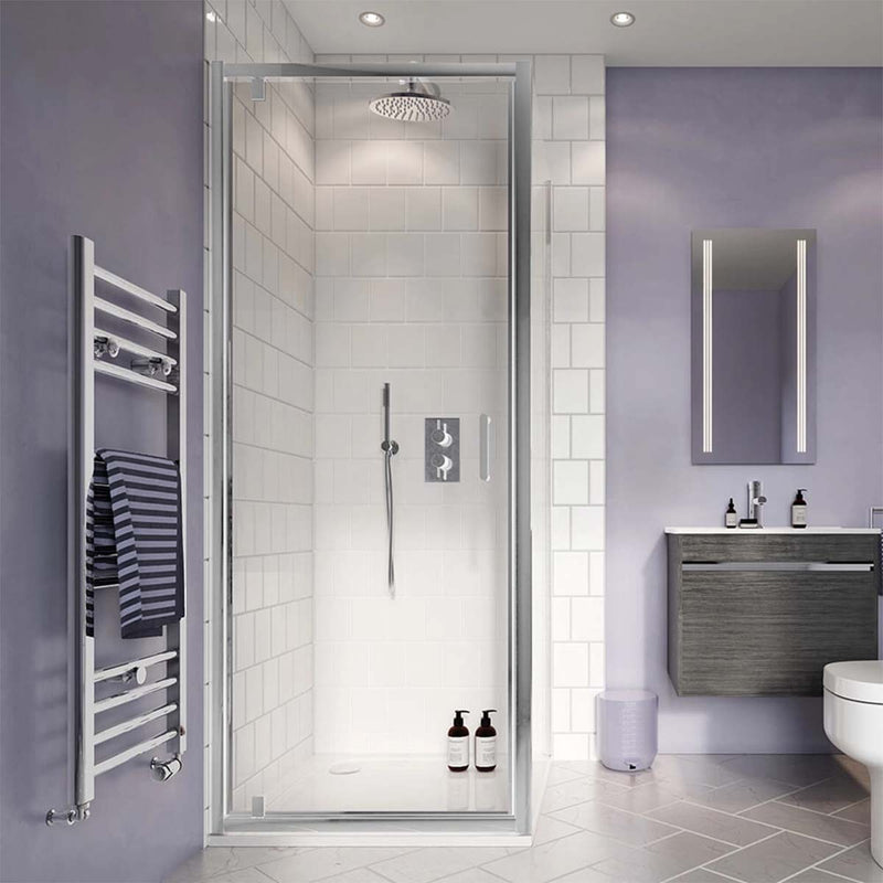 Crosswater Kai 2 Outlet Thermostatic Shower Valve with Pencil Handset and Fixed Overhead Lifestyle