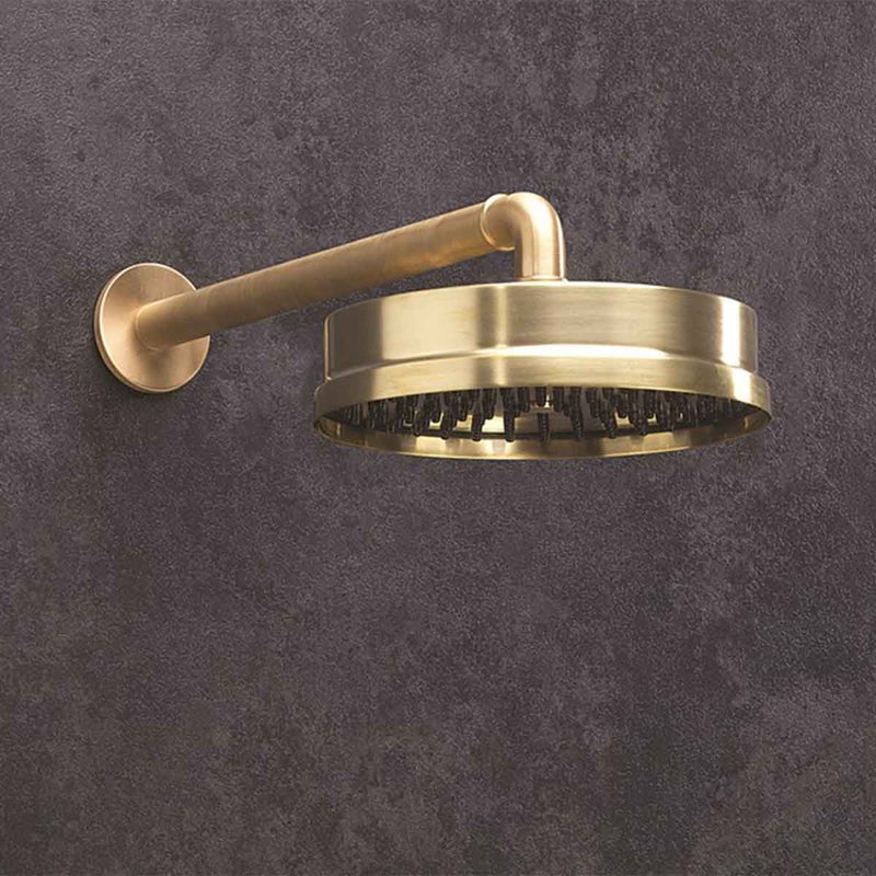 Crosswater MPRO Industrial Crossbox 2 Outlet Multi flow Valve Unlacquered Brass Lifestyle