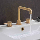Crosswater MPRO Industrial Basin 3 Hole Set Tap Unlacquered Brass Lifestyle