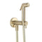 Crosswater MPRO Integrated Douche Valve Brushed Brass Close Up