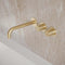 Crosswater Module Bath Spout and Wall Stop Taps Brushed Brass Lifestyle