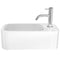 Crosswater Popolo Cloakroom Basin White Right Handed