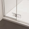 Crosswater Svelte 8 Hinged Shower Door With Inline Panel in Recess - 1400mm