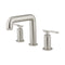 Crosswater Union 3 Hole Basin Mixer Tap With Lever Handles Brushed Nickel